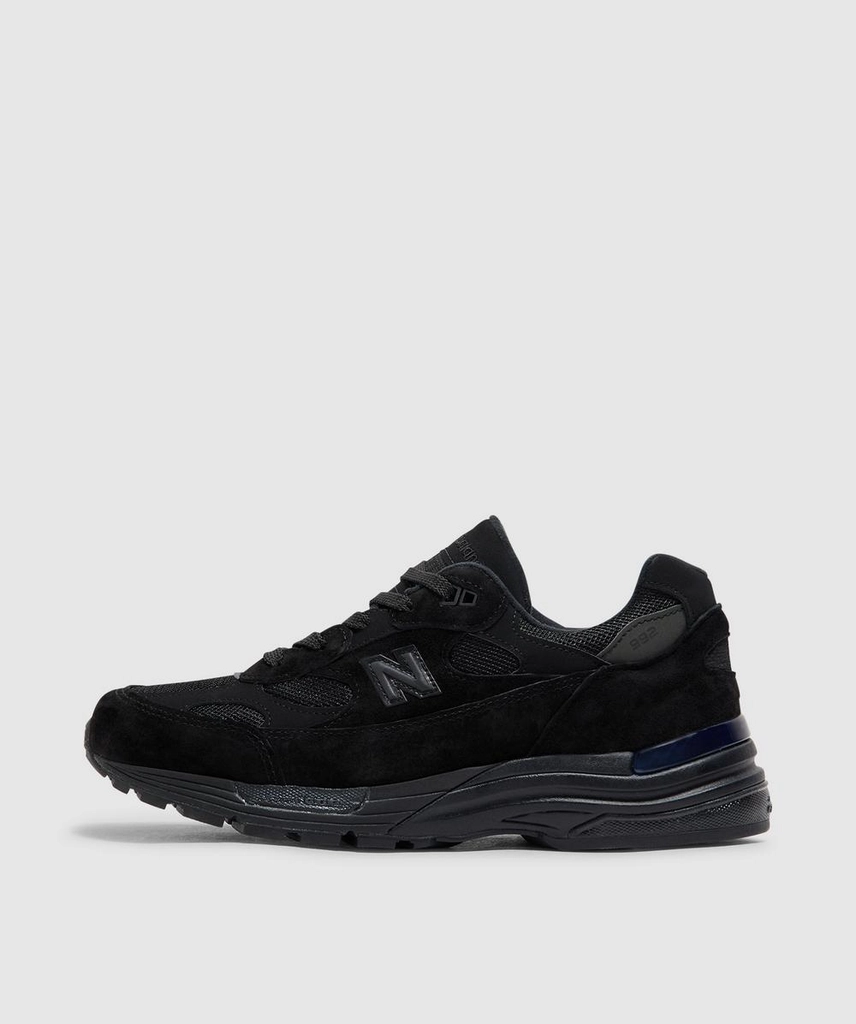 New Balance Mius 992 Sneaker (Black/Black - 8) - Size 8 - Men's